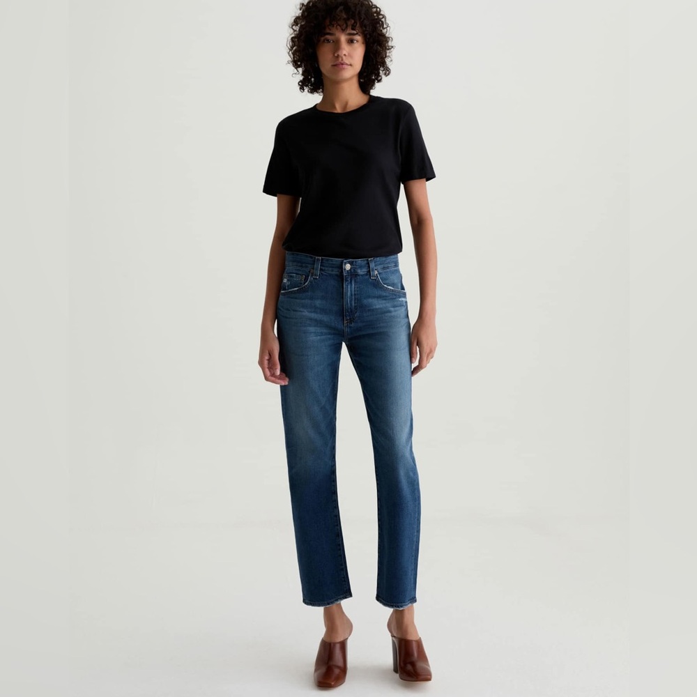 NWOT AG Adriano Goldschmied Ex-Boyfriend Slouchy Slim Jeans Blue Wash Women’s 27